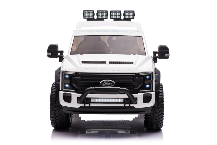 Pre-Order 24v Licensed Ford Super Duty 4x4 - White 
