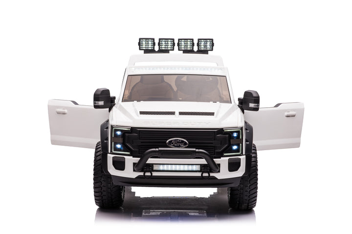 Pre-Order 24v Licensed Ford Super Duty 4x4 - White 
