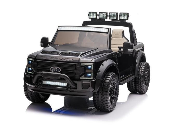 Pre-Order 24v Licensed Ford Super Duty 4x4 - Black 