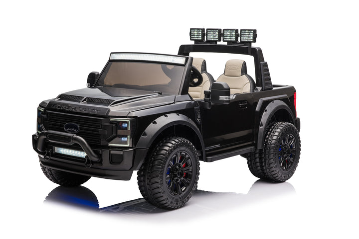 Pre-Order 24v Licensed Ford Super Duty 4x4 - Black 
