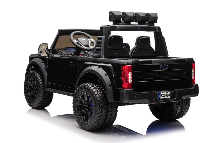 Pre-Order 24v Licensed Ford Super Duty 4x4 - Black 