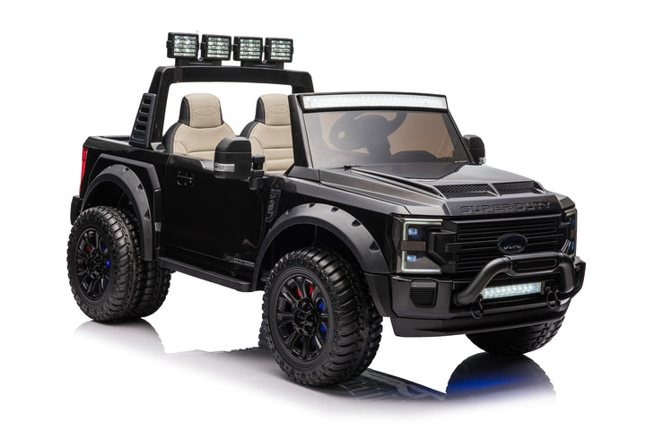Pre-Order 24v Licensed Ford Super Duty 4x4 - Black 