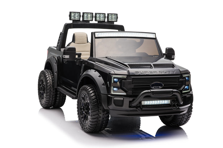 Pre-Order 24v Licensed Ford Super Duty 4x4 - Black 
