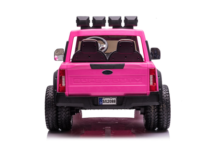 Pre-Order 24v Licensed Ford Super Duty 4x4 - Pink 

