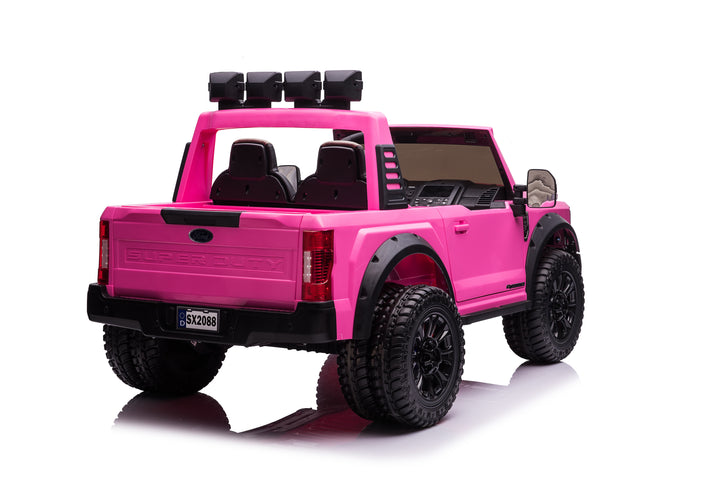 Pre-Order 24v Licensed Ford Super Duty 4x4 - Pink 
