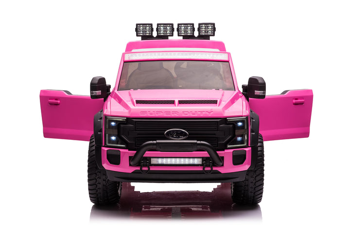 Pre-Order 24v Licensed Ford Super Duty 4x4 - Pink 
