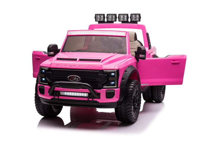 Pre-Order 24v Licensed Ford Super Duty 4x4 - Pink 
