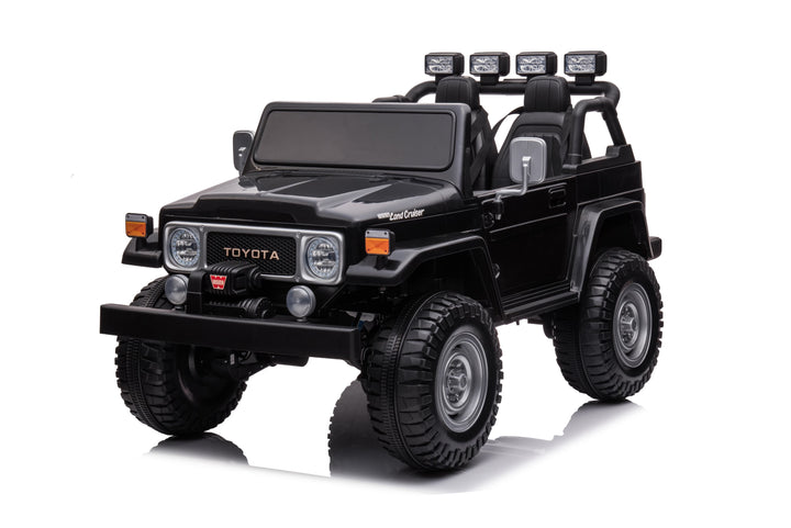 Pre-Order 24v Licensed Toyota Land Cruiser 4x4 - Black ETA 15 Nov
