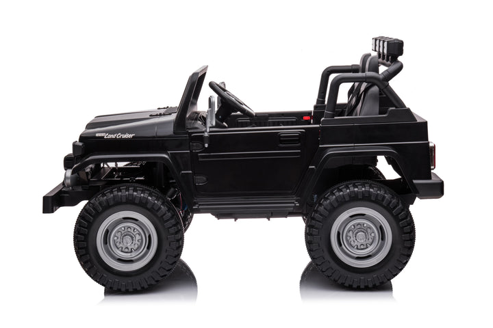 Pre-Order 24v Licensed Toyota Land Cruiser 4x4 - Black ETA 15 Nov
