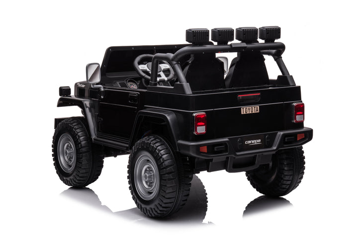 Pre-Order 24v Licensed Toyota Land Cruiser 4x4 - Black ETA 15 Nov
