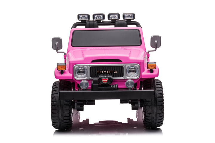 Pre-Order 24v Licensed Toyota Land Cruiser 4x4 - Pink ETA 15 Nov
