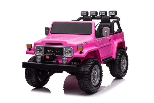 Pre-Order 24v Licensed Toyota Land Cruiser 4x4 - Pink ETA 15 Nov

