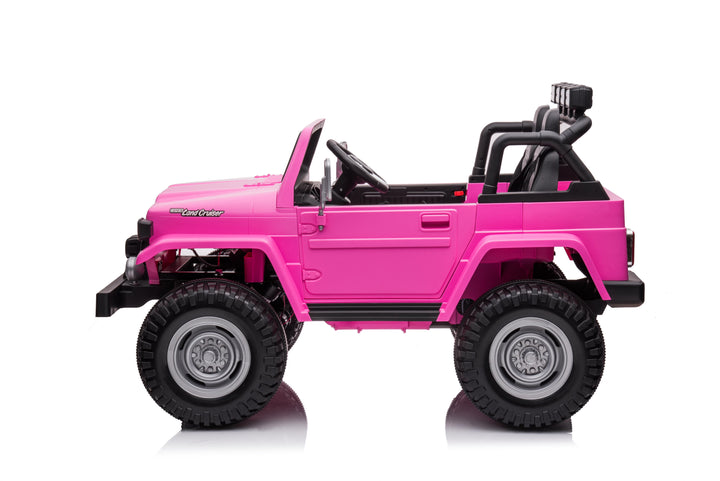 Pre-Order 24v Licensed Toyota Land Cruiser 4x4 - Pink ETA 15 Nov
