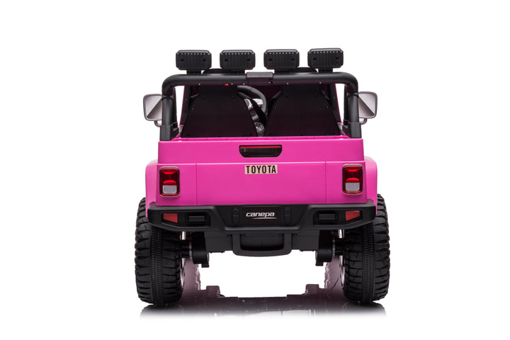 Pre-Order 24v Licensed Toyota Land Cruiser 4x4 - Pink ETA 15 Nov
