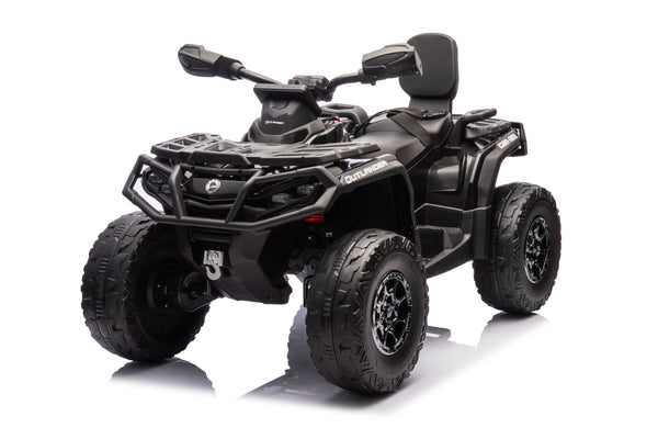 Pre-Order 24v Licensed Can-Am Outlander ATV (Bombardier) - Black ETA 19 Nov