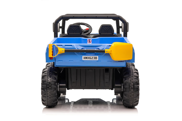 Pre-Order 24v Construction Truck 4x4 with Tipping Bed - Blue